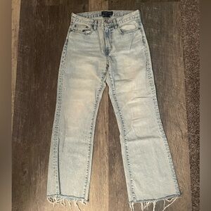 Aeropostale light washed boyfriend flare jeans